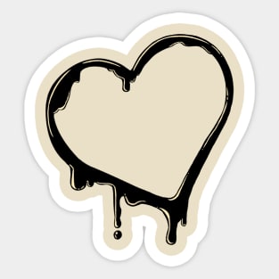 Inky Hearts Sticker